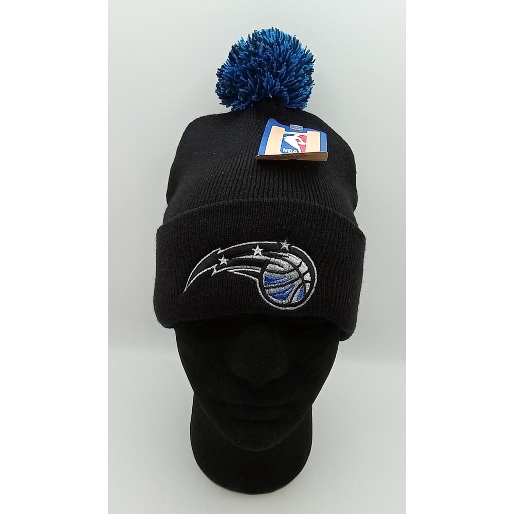 VTG Orlando Magic NBA Adidas Cuffed Pom Pom Black Knit Hat